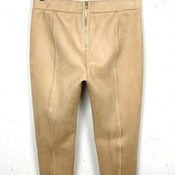 Jude Connally Womens Olivia Ankle Faux Suede Camel Pants Back Zip Size XS - Picture 7 of 9
